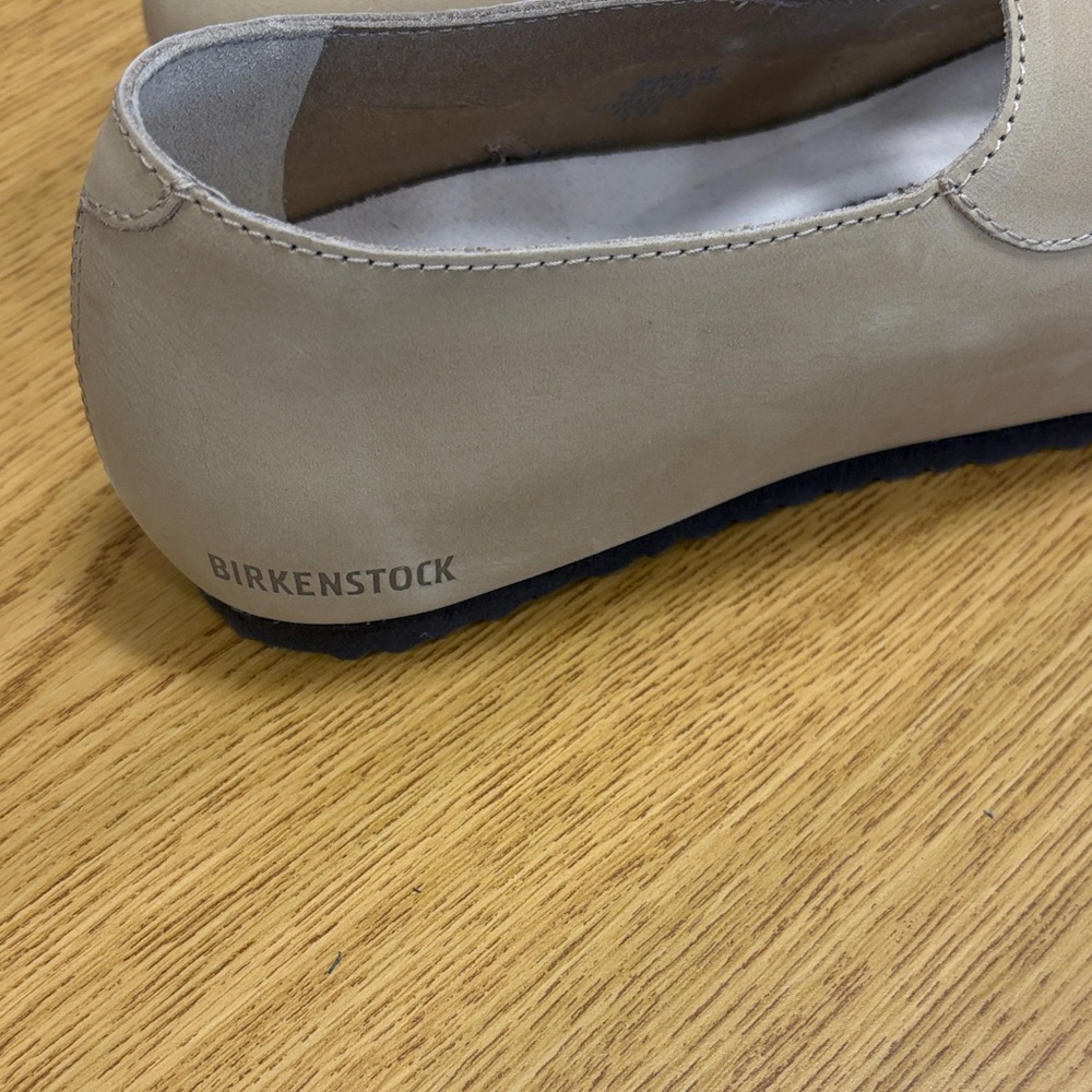 Birkenstock Women's Tan Mary Jane Flats with Ankle Strap - Picture 6 of 8